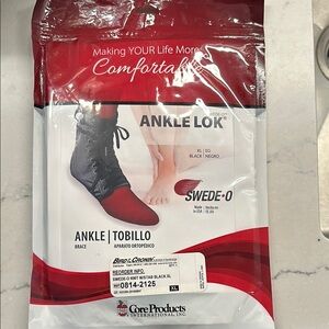 Swede-O Ankle Lok Brace XL Black
